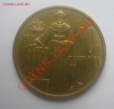 МОНАКО 10 сантимов 1962 до 2.6.11 22-00 мск - P4090776.JPG