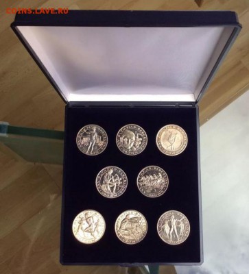 Набор Гибралтар 1 крона 1991 8 шт Олимпиада 1992 Барселона - nabor_1_krona_1991_8_sht_olimpijskie_igry_1992_gibraltar_olimpiada_barselona_futljar