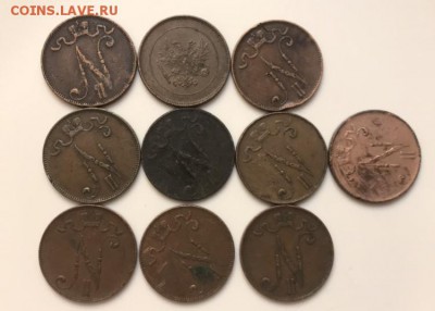 5 пенни, периода Николая 2. 10 шт. До 23.12.18. - AE61EB4A-E002-4BC2-B0B2-BC69ED8281F7