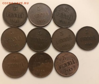 5 пенни, периода Николая 2. 10 шт. До 23.12.18. - 09FB953C-3741-4E96-BA6C-CE60B0AC2CB3