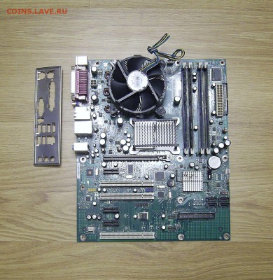 Мат.плата INTEL DG965RY s775 проц P-IV 3Гц+кулер+2Gb DDR-II - плата2