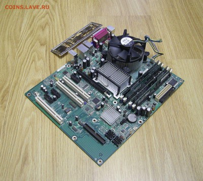 Мат.плата INTEL DG965RY s775 проц P-IV 3Гц+кулер+2Gb DDR-II - плата