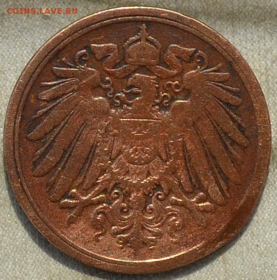 Германия империя 1 пфенниг 1891 G. 21. 12. 2018 .в 22 - 00. - DSC_0524