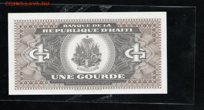 ГАИТИ 1 ГУРД 1989 UNC - 2 001
