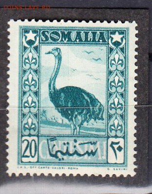 Колонии Итальянские Сомали 1950 1м 20 - 356