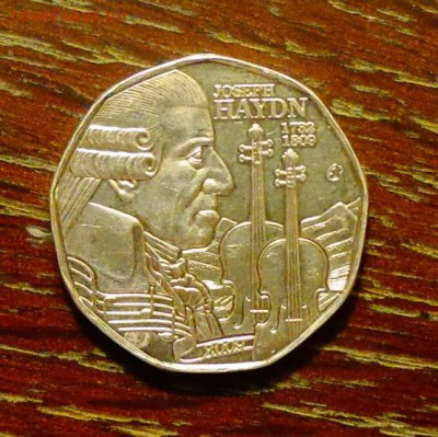 АВСТРИЯ - 5 евро ГАЙДН до 25.12, 22.00 - Австрия 5 евро Гайдн