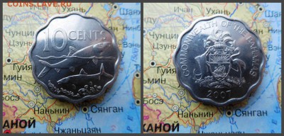 Багамы 10 центов, 2007 - 6
