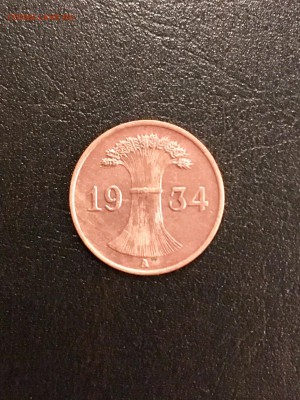 Германия 1 рейхспфенинг 1934 года. До 22:00 25.12.18 - F23D5650-4B6D-41F7-B859-B423EC046278