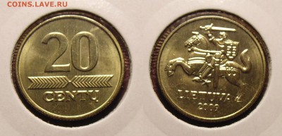 Литва 9 монет 1991, 2000-2009г - DSC01143.JPG