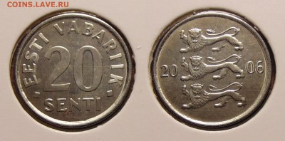 Эстония 4 монеты 2003-2007г - DSC01227.JPG