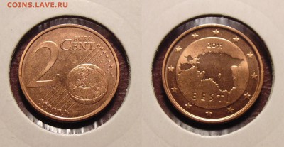 Эстония евроценты 6 монет 2011г - DSC01237.JPG