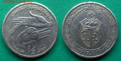 2 динара 1997 года до 26.12 - тунис 1.2 динара 1997 года