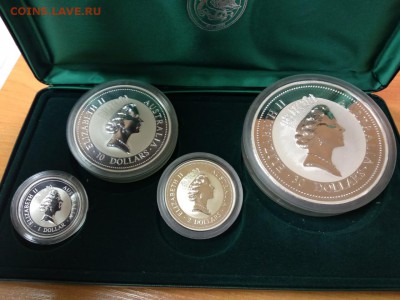 Набор Австралия "Кукабарра" 1996 4 монеты серебро 999 - WhatsApp Image 2018-12-20 at 17.00.42