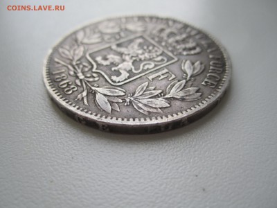 Бельгия, 5 франков 1868 с 1300 ₽ до 23.12.18 22.00 МСК - IMG_6886.JPG