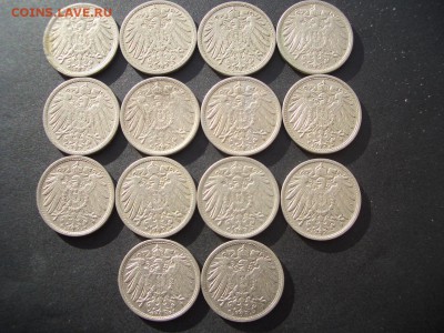 Германия,10 Reichspfennigs 1892-1915 г. - 44 шт. - 15.09.18 - Pfennig-3 (6).JPG