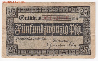 Нотгельд- Хальберштадт 25 пфеннигов 1918 г. до 27.12 в 22:00 - IMG_20181221_0003