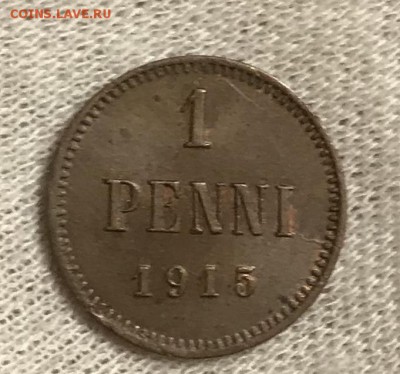 1 пенни 1915 гДо 25.12.2018 22.00 по МСК - 5624F596-23A4-4E47-9F42-85CE0E7C28EF