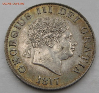 полкроны 1817 Георг ІІІ - аверс
