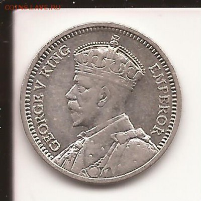 -Ag- Новая Зеландия 3 пенса 1934г. До 27.12.18,22-00 МСК - Новая Зеландия.1934 (1)