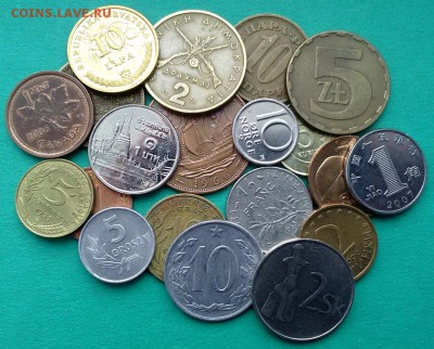 20 монет разных стран (без повторов) до 28.12 - 20 монет без повторов 004