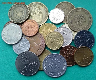 20 монет разных стран (без повторов) до 28.12 - 20 монет без повторов 006