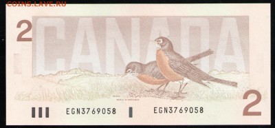 КАНАДА 2 ДОЛЛАРА 1986 UNC - 12 001