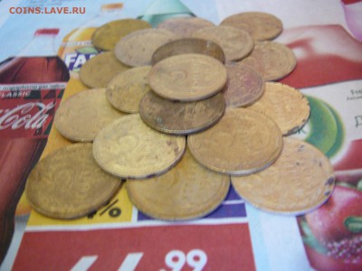 Кучка монет 3 копейки ранние советы - P1100327.JPG