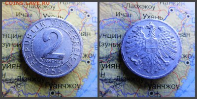 Австрия 2 гроша, 1954 - 4