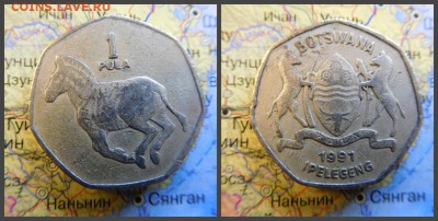 Ботсвана 1 пула, 1991 - 8