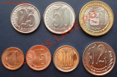 Венесуэла. Все современные монеты в UNC до 04.06 в 22-00 - Венесуела 1