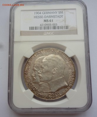 Германия 5 марок 1904г. Редкие,  МS-61. до 22-00 27.12.18 - P1100370.JPG