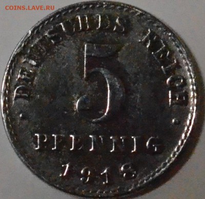Германия 5 пфеннигов 1918 А до 27.12.18 22 мск - DSC_5475.JPG