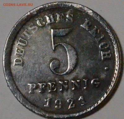 Германия 5 пфеннигов 1921 Е до 27.12.18 22 мск - DSC_5485.JPG