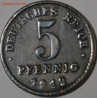Германия 5 пфеннигов 1919 без мд до 27.12.18 22 мск - DSC_5489.JPG