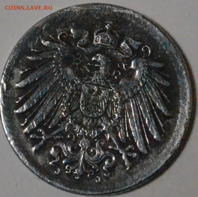Германия 5 пфеннигов 1917 J до 27.12.18 22 мск - DSC_5494.JPG