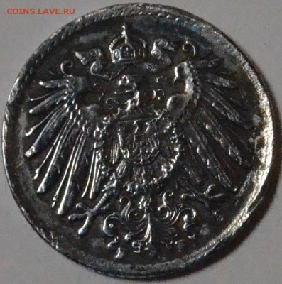 Германия 5 пфеннигов 1917 F до 27.12.18 22 мск - DSC_5496.JPG