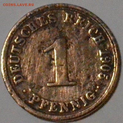 Германия 1 пфенниг 1905 А до 27.12.18 22 мск - DSC_5499.JPG