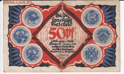Нотгельд-Билефельд 50 пфеннигов 1921 г. до 30.12 в 22.00 - IMG_20181224_0005