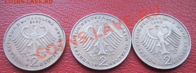 3 монеты по 2 марки портретные Германия до 2.6.  в 21-00 мск - IMG_6990