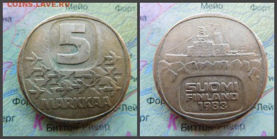 Финляндия 5 марок, 1983г - 5