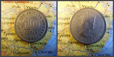 Малайя и Британское Борнео 10 центов, 1961 - 11