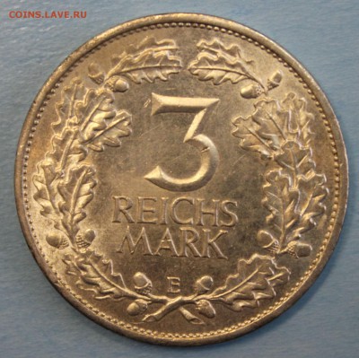 С РУБ.ГЕРМАНИЯ 3 марк 1925г."Е" РЫЦАРЬ  до 31.12 в 22-00 - IMG_5658.JPG