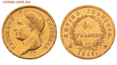 Золотые 40 франков 1812 года Император  Наполеон оценка - dcb308aa-e8c2-11e8-80c4-a4bf0156859b