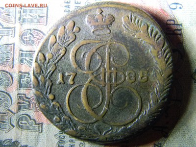 5 копеек 1788 КМ R орёл образца 1781г до 28.12 в 21.30 - Изображение 5529
