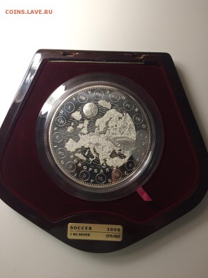 Либерия 100 долларов Евро2008 серебро 1кг - IMG-20181218-WA0000