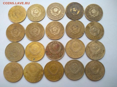 5 копеек СССР - 20 монет - 5к ссср=20шт А