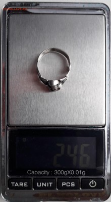 Перстень с черепом 84 проба до 01-01-2019 до 22-00 по Москве - Кольцо 6