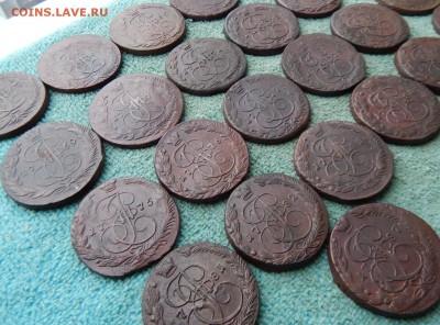 Погодовка пятаков Екатерины 2 1763-1787, 26 монет, цена фикс - pog2-1-1