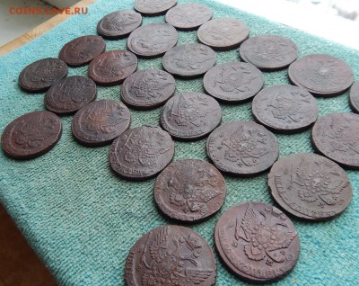 Погодовка пятаков Екатерины 2 1763-1787, 26 монет, цена фикс - pog2-2-2