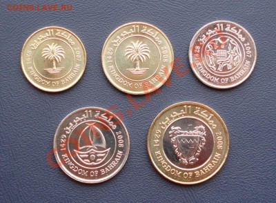 Бахрейн. Комплект монет 2002-2008 UNC до 04.06 в 22-00 - Бахрейн 2